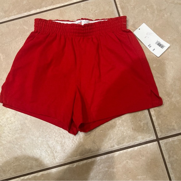 NWT! SOFFE Women’s Juniors Extra Small Red Athletic Shorts - Picture 1 of 1